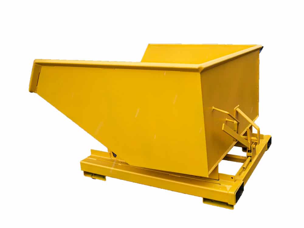forklift mounted tipping skip